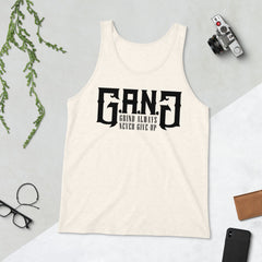 GANG-Unisex Tank Top w/ Black Logo