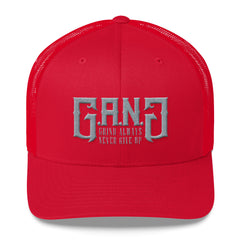 Gang Trucker Cap w/ Silver Logo