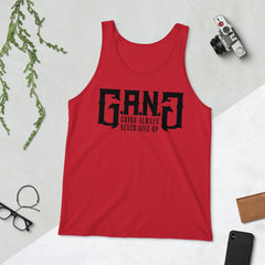 GANG-Unisex Tank Top w/ Black Logo