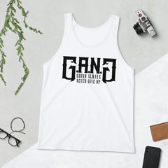 GANG-Unisex Tank Top w/ Black Logo