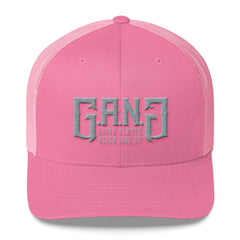 Gang Trucker Cap w/ Silver Logo