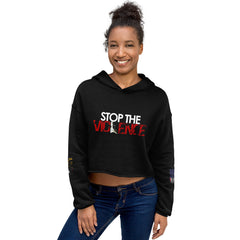 Stop The Violence-Crop Hoodie