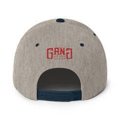 GANG-Snapback Hat w/Red Logo