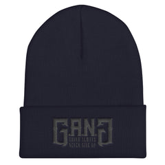 GANG-Cuffed Beanie w/ Black logo