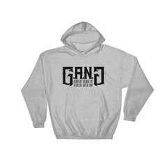 GANG-Hooded Sweatshirt-white logo