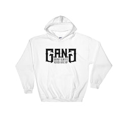 GANG-Hooded Sweatshirt-white logo