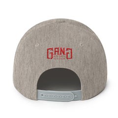 GANG-Snapback Hat w/Red Logo