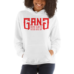 GANG-Hooded Sweatshirt w/ Red logo