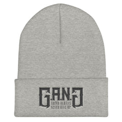 GANG-Cuffed Beanie w/ Black logo