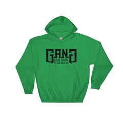 GANG-Hooded Sweatshirt-white logo