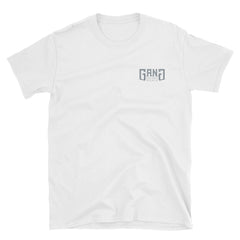 GANG Embroided-Short-Sleeve Unisex T-Shirt w/ Grey Logo