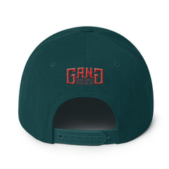 GANG-Snapback Hat w/Red Logo