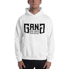 Gang-Hooded Sweatshirt w/ Black logo