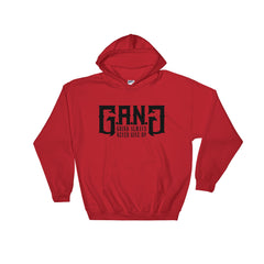 GANG-Hooded Sweatshirt-white logo