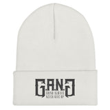 GANG-Cuffed Beanie w/ Black logo