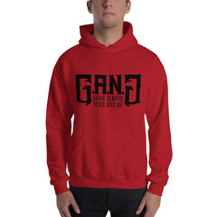 Gang-Hooded Sweatshirt w/ Black logo