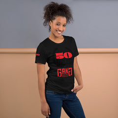 50BandJuggDaLabel-Short-Sleeve T-Shirt w/ Red Gang Logo