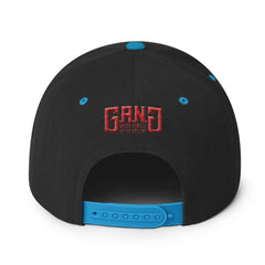 GANG-Snapback Hat w/Red Logo