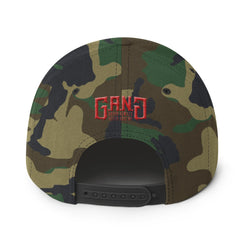 GANG-Snapback Hat w/Red Logo