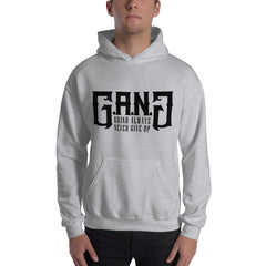 Gang-Hooded Sweatshirt w/ Black logo