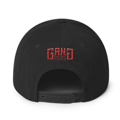 GANG-Snapback Hat w/Red Logo