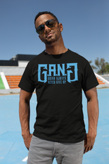 GANG-Blue Logo-Short sleeve t-shirt